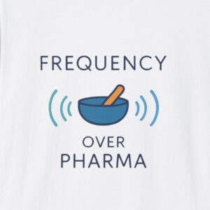 “Frequency Over Pharma” Sweatshirt (tibetan bowl design)