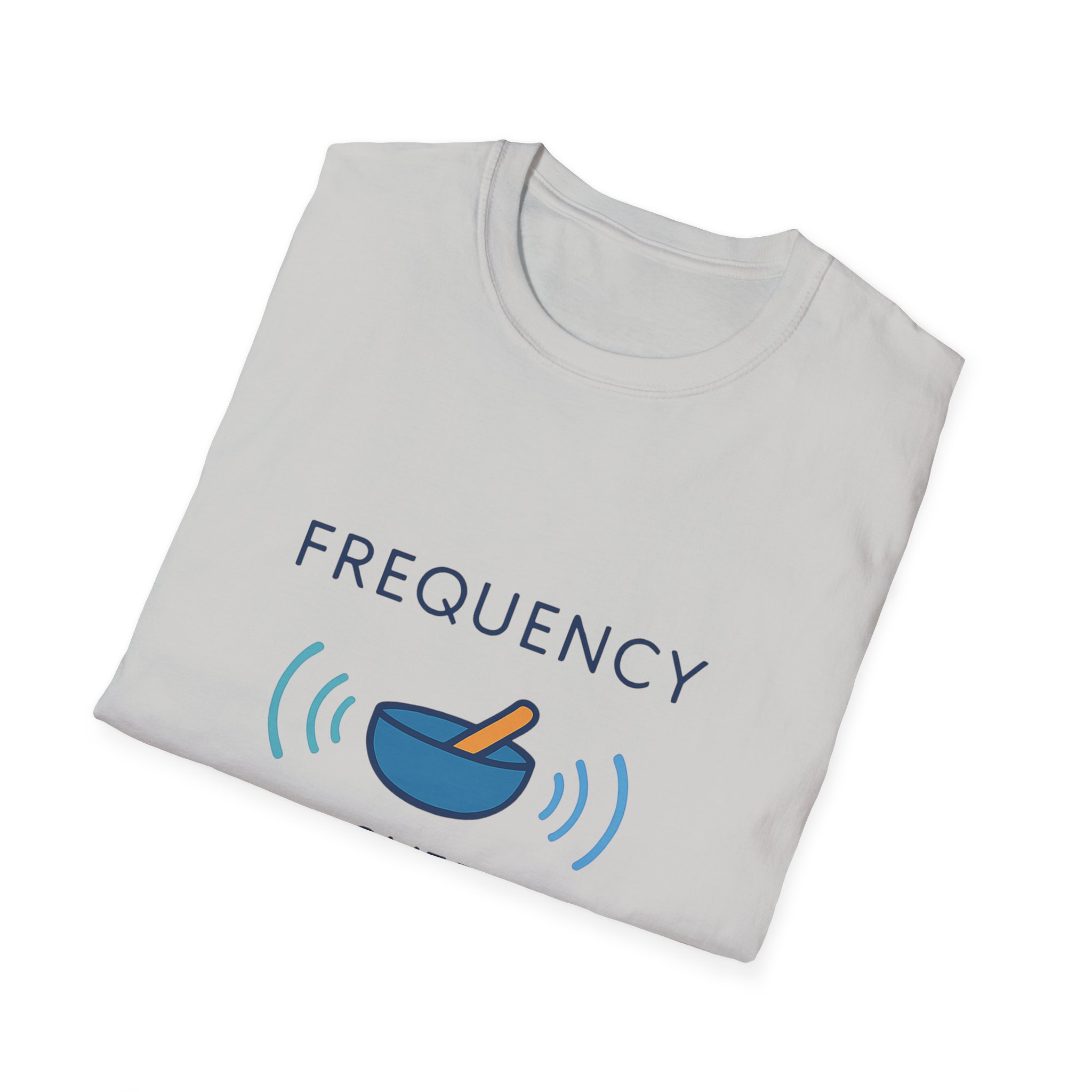 "Frequency Over Pharma" Tee – Tibetan Bow Design Unisex - Image 8