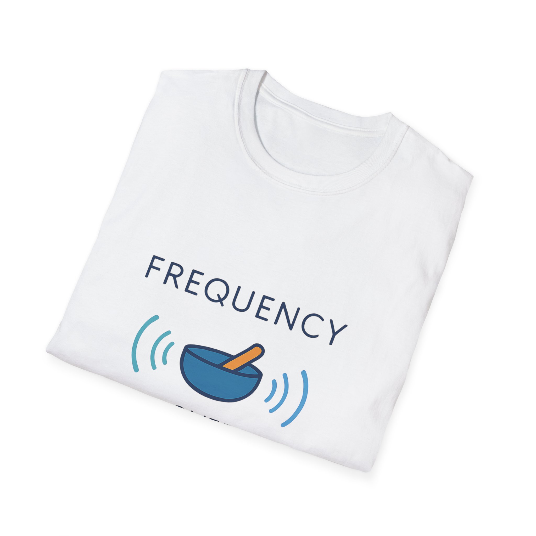 "Frequency Over Pharma" Tee – Tibetan Bow Design Unisex - Image 4